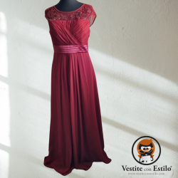 Vestido rojo de noche