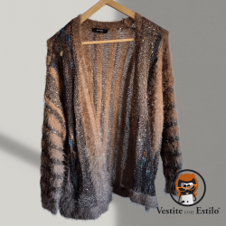 Sweater marrón piel de mono