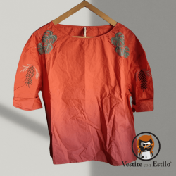 Remera naranja