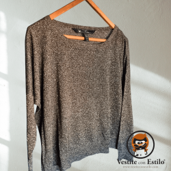 Sweater de brillos